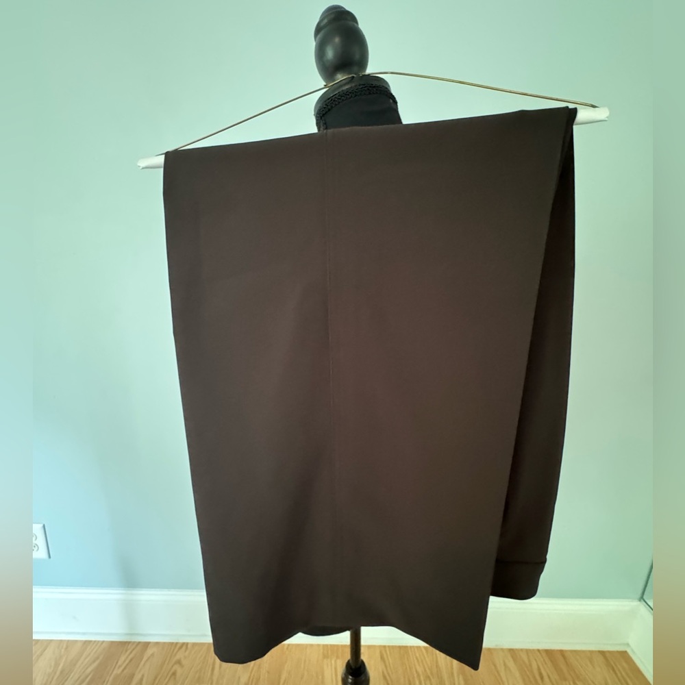 Elegant Brown Wide Leg Pants